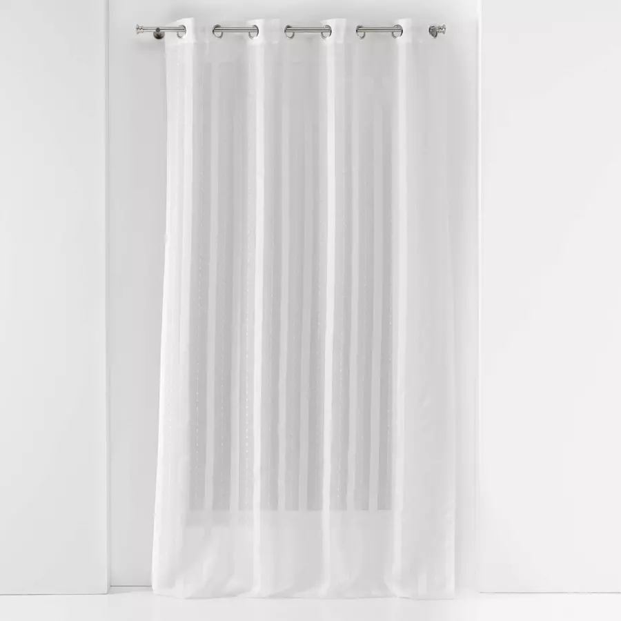 Voilage (135 x 280 cm) Ombeline Blanc 4
