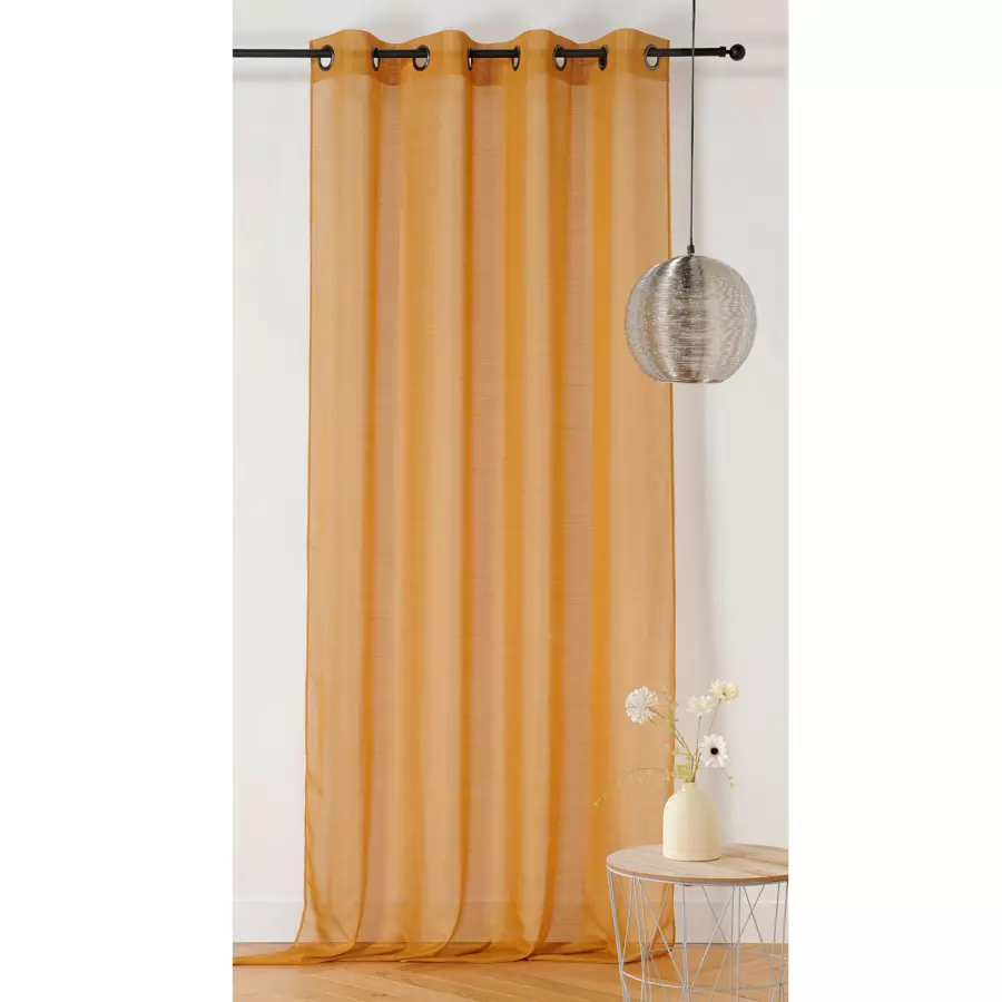 Vitrage (145 x 240 cm) Etamine Geel 5