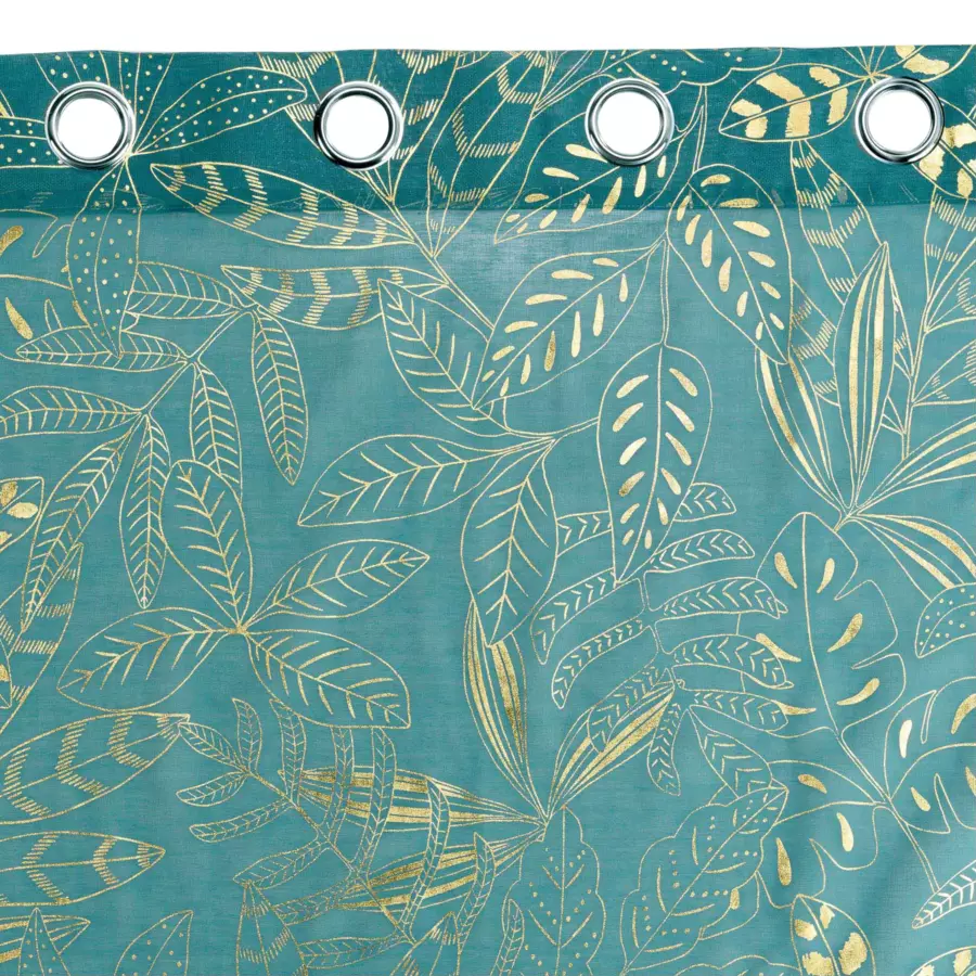 Visillo (140 x 280 cm) Belflor Verde esmeralda 4