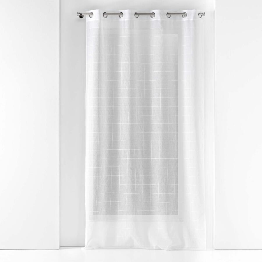 Tenda trasparente (140 x 240 cm) Eulalie Bianco 4