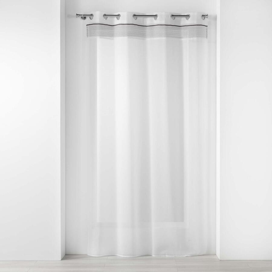 Tenda trasparente (140 x 280 cm) Nikita Bianco 4