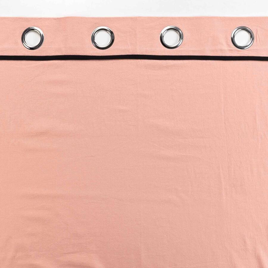 Tenda cotone lavato (135 x 240 cm) Linette Rosa 5
