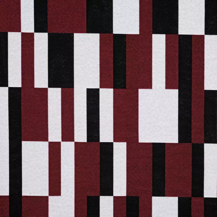 Cortina semi-opaca (140 x 260 cm) Domino Rojo 4