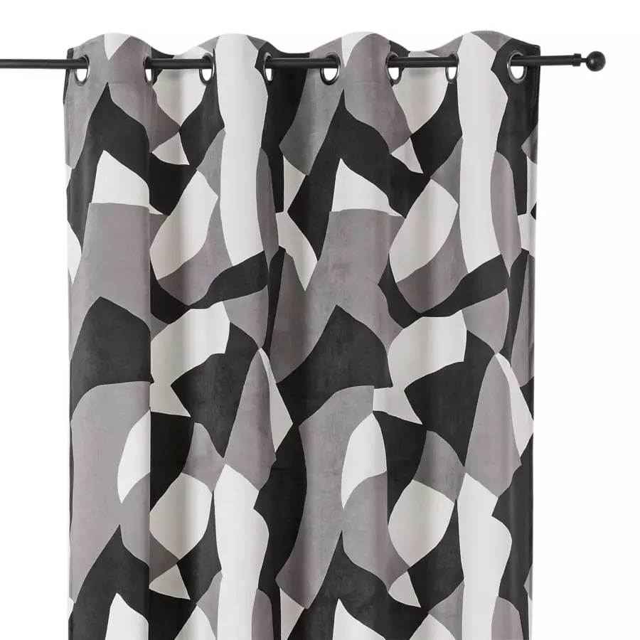 Cortina semi-opaca (145 x 240 cm) Camo Gris 4