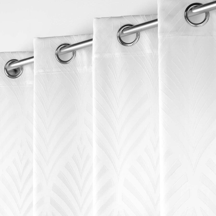 Vorhang (140 x 260 cm) Victoria Weiß
