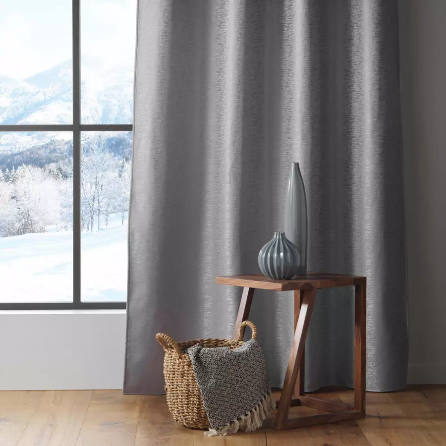 Cortina térmica aislante (140 x 260 cm) Polarine Gris