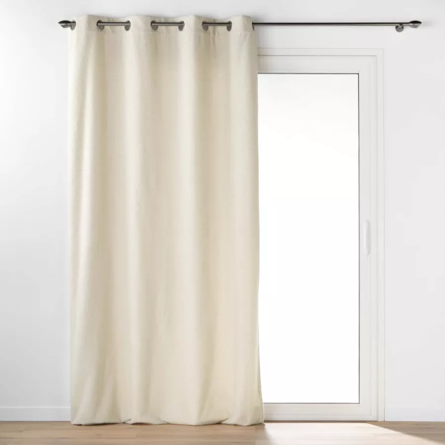 Rideau bouclette (140 x 240 cm) Wooly Ecru