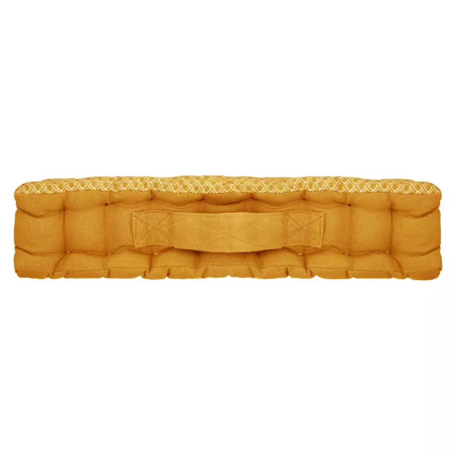 Cojín para el suelo (D40 cm) Otto Amarillo ocre 4