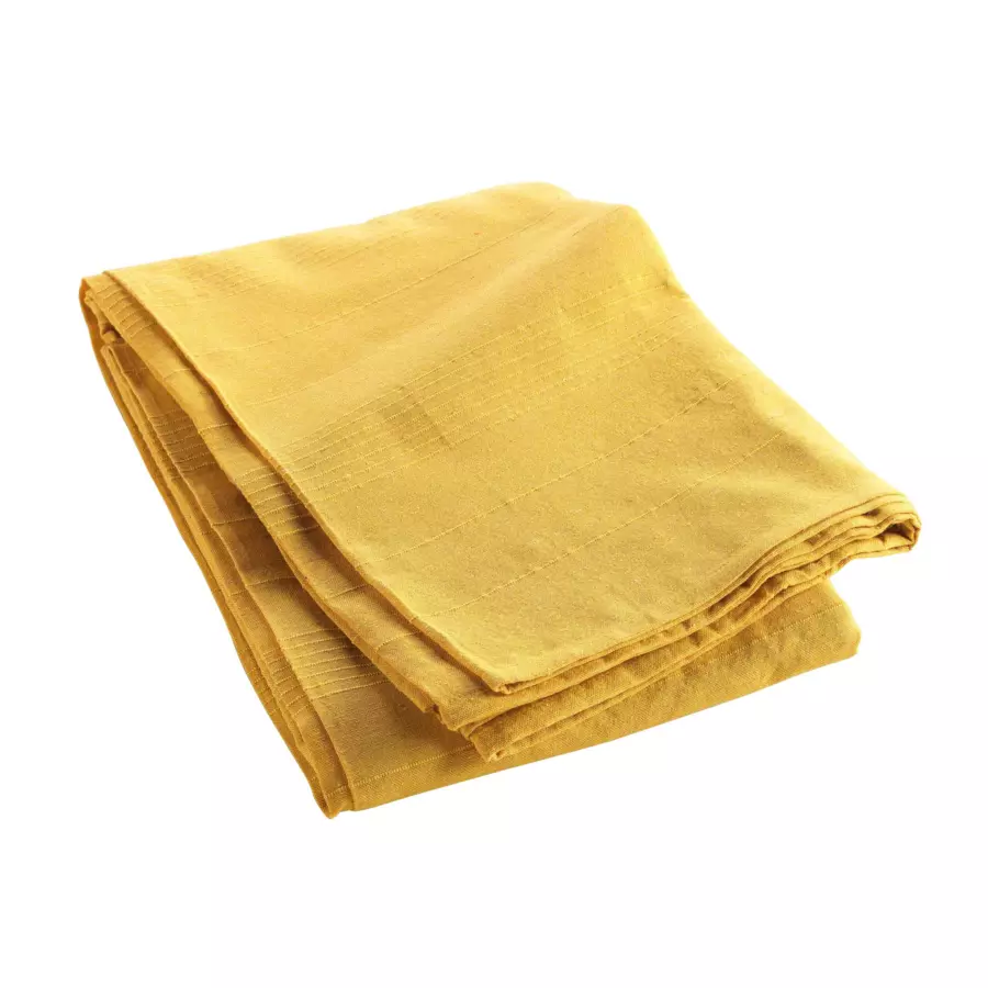 Plaid (220 cm) Lucile Jaune curry 4