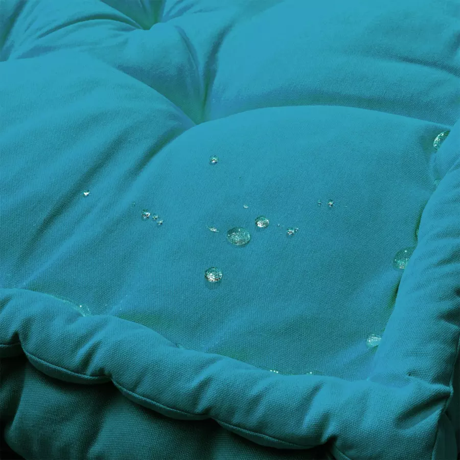 Matelas palette (L120 cm) Pixel Bleu canard 4