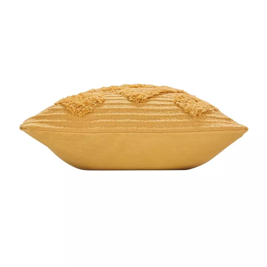 Housse de coussin carrée coton (40 cm) Zelie Camel