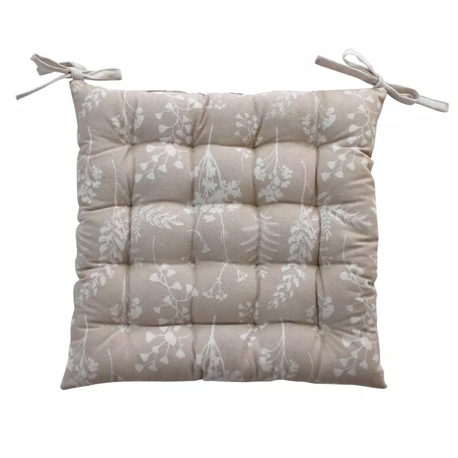 Coussin de chaise carré Herbier Beige 5
