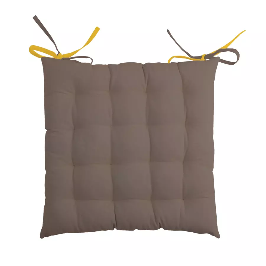 Cojín de silla Duo Amarillo mostaza