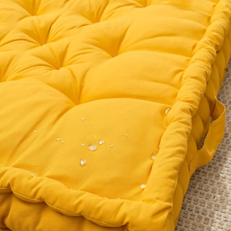 Matelas palette (L120 cm) Pixel Jaune moutarde 4