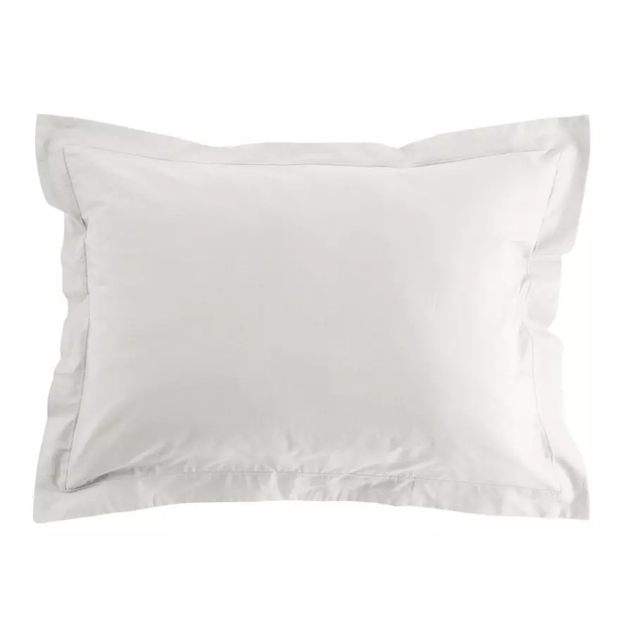 Funda de almohada rectangular en algodón bio (70 cm) Biolina Blanco 5