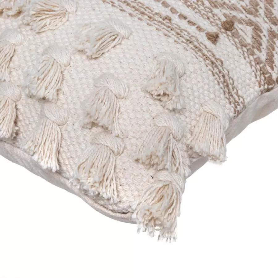 Coussin carré (45 cm) Elino Ecru 4