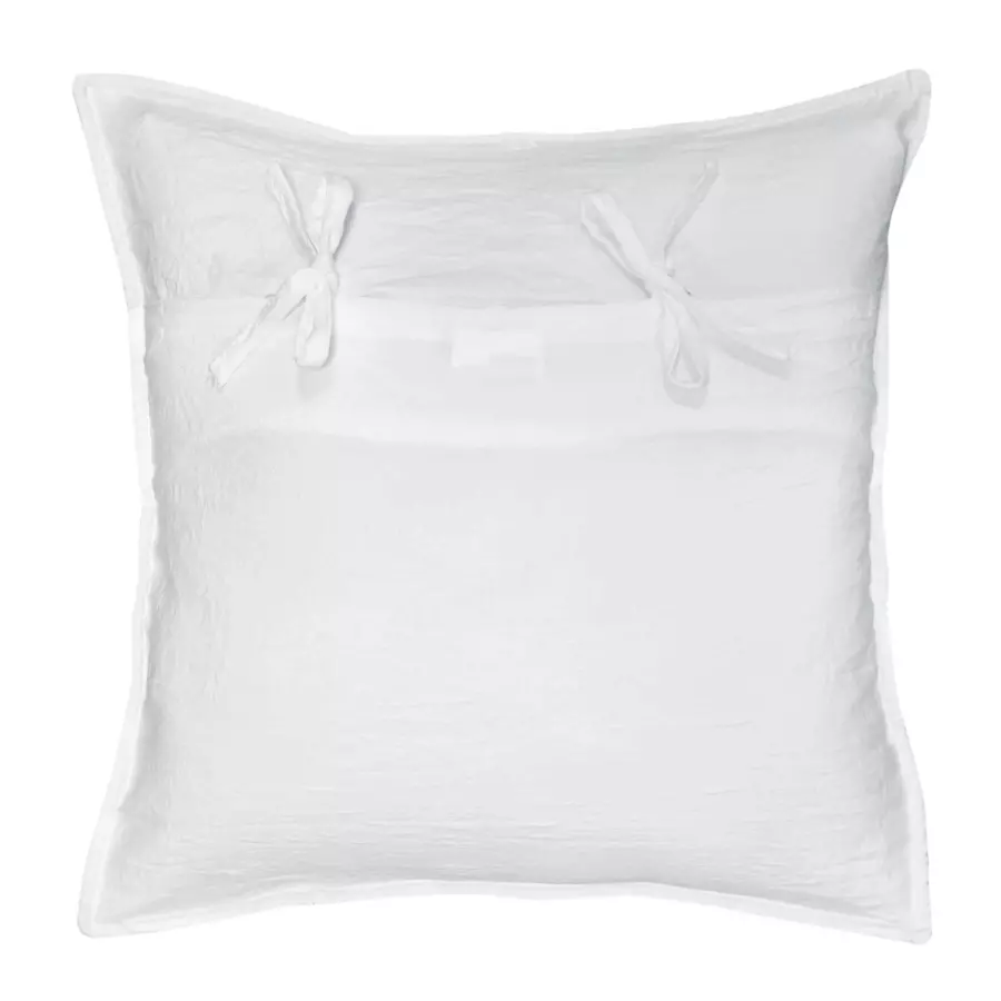 Housse de coussin carrée (60 cm) Mellow Chic Bleue 4