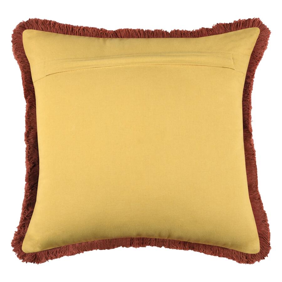 Cojín cuadrado en algodón (40 cm) Varisco Amarillo 5