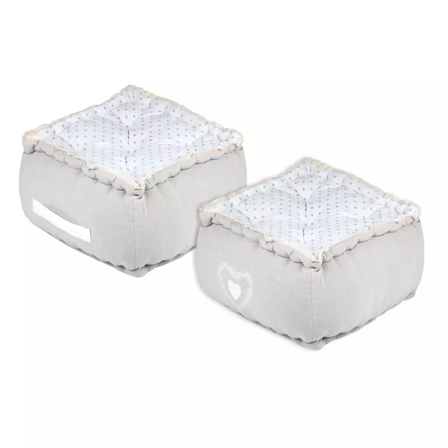 Vloerkussen extra dik (H30 cm) Berenice Beige 5
