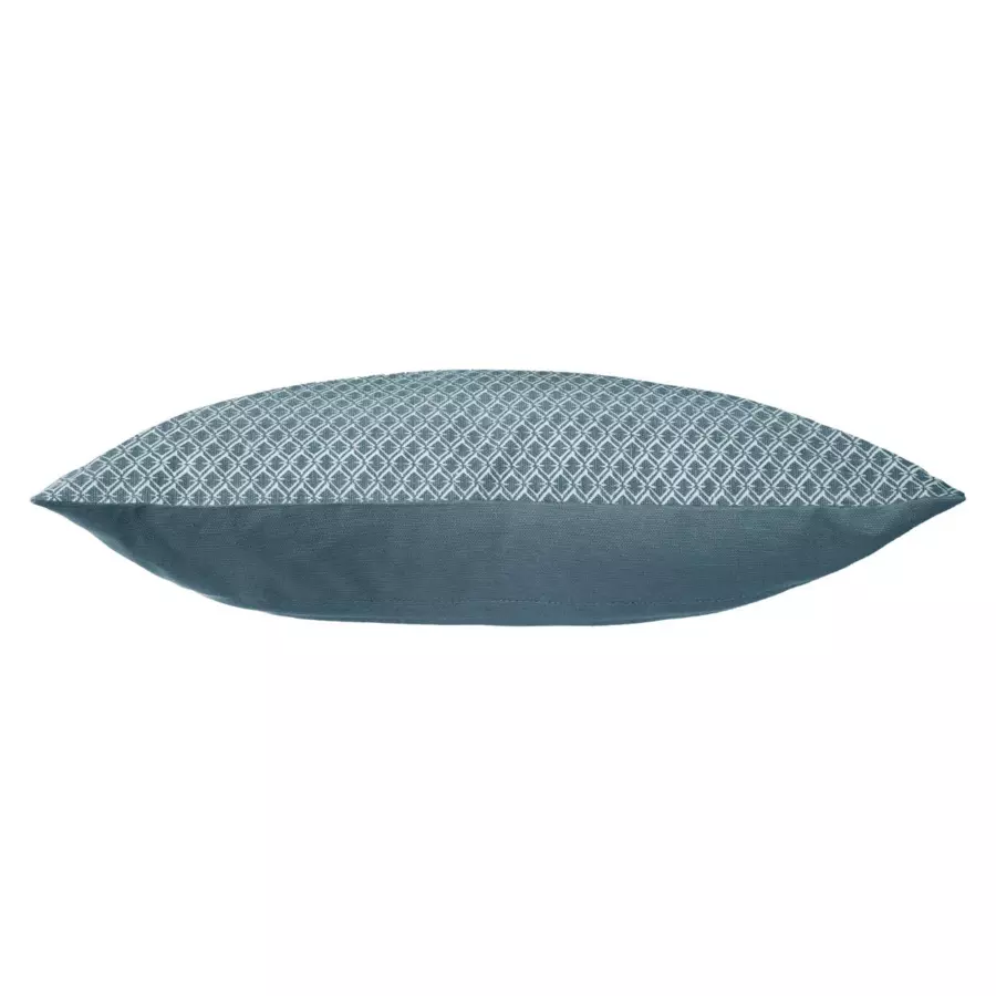 Coussin carré (38 cm) Otto Bleu canard 4