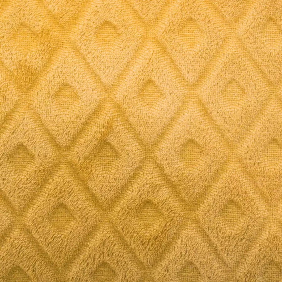 Cojín (40 cm) 3D Rombo Amarillo ocre 4