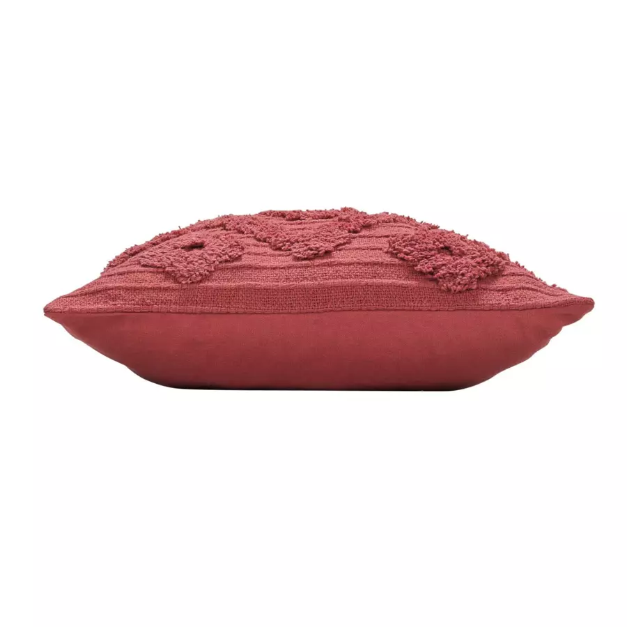 Housse de coussin carrée coton (40 cm) Zelie Terracotta
