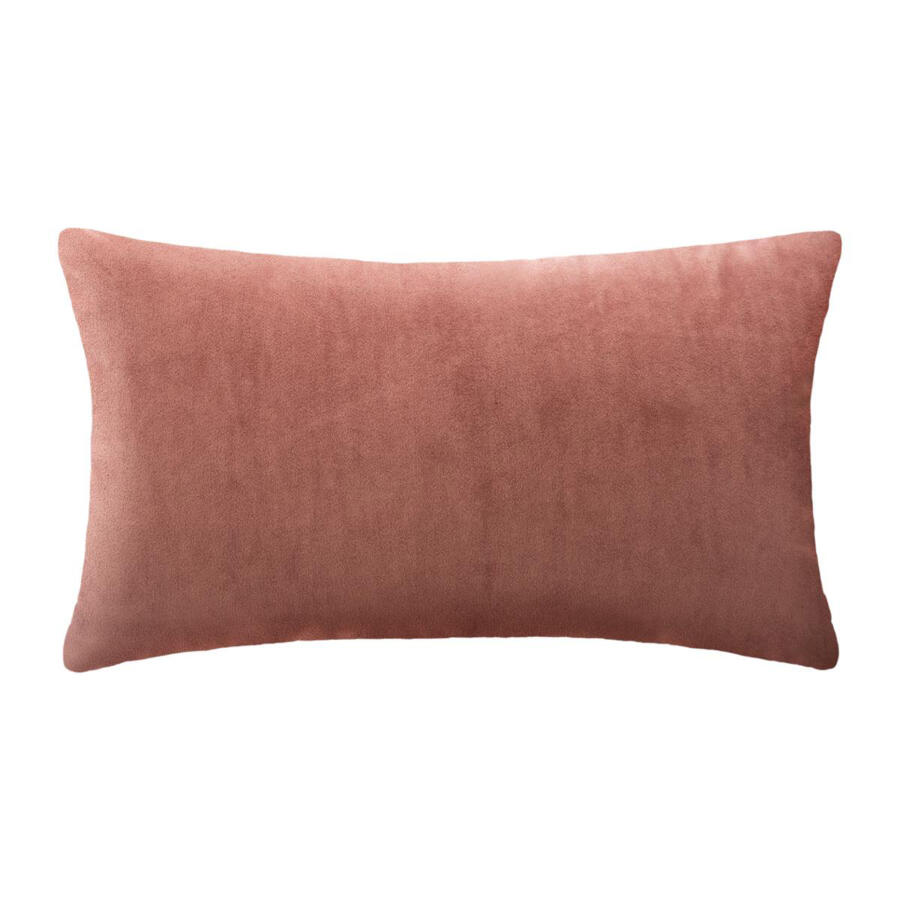 Coussin rectangulaire velours Or Tropic Rose blush 5