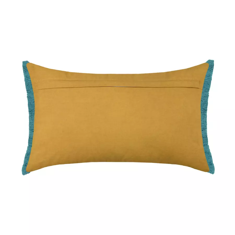Cojín rectangular en algodón (50 cm) Varisco Azul 5