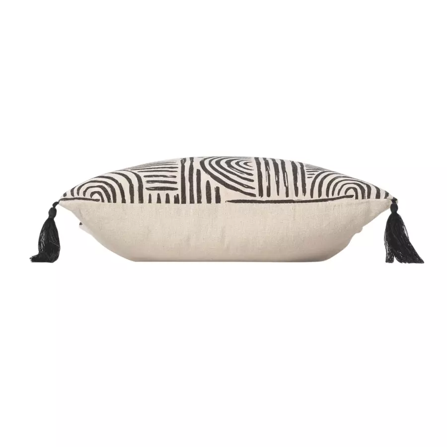 Coussin carré (45 cm) Pandore Noir