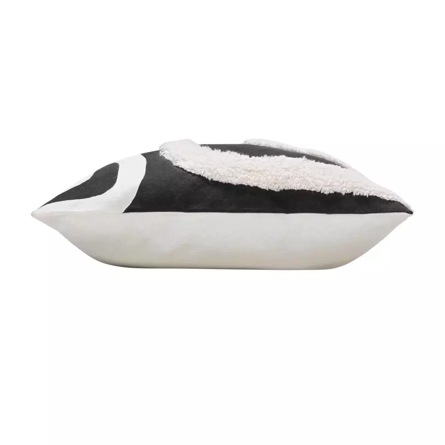Kussenhoes vierkant katoen (40 cm) Mirade Zwart