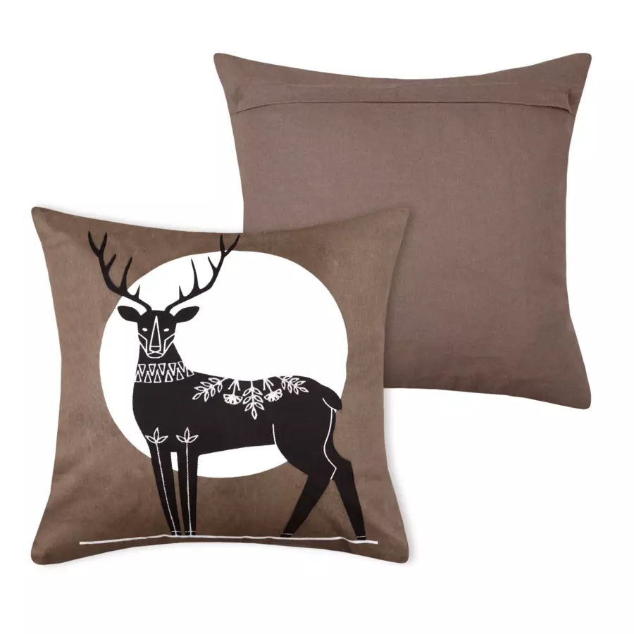 Coussin carré (40 cm) Estrella Taupe 5