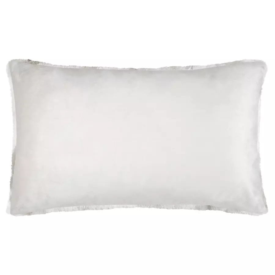 Coussin rectangulaire fausse fourrure (80 cm) Harald Beige