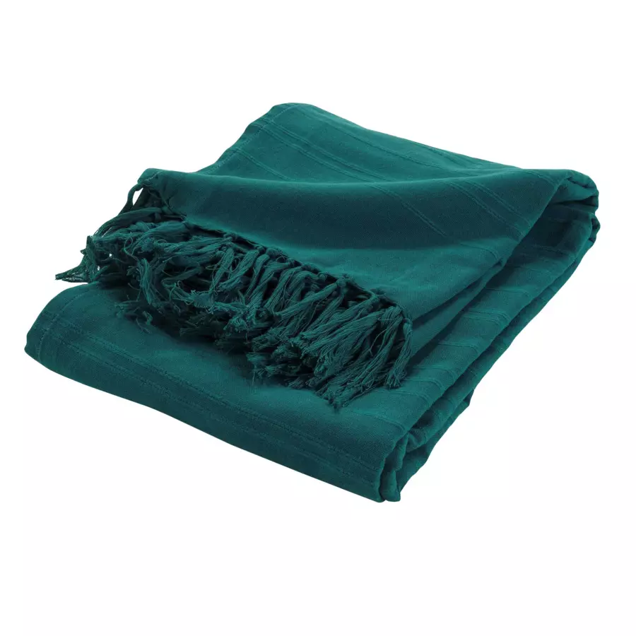 Jeté de canapé (150 cm) Lilia Vert canard 4