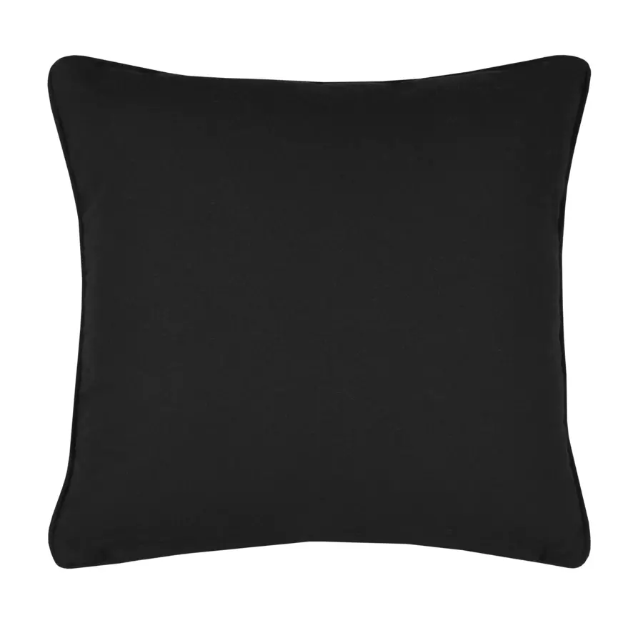 Sierkussen vierkant (40 cm) Princeton Swart