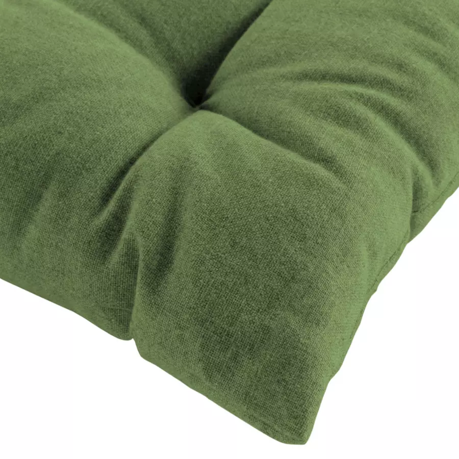 Coussin de chaise coton recyclé Mistral Vert 4