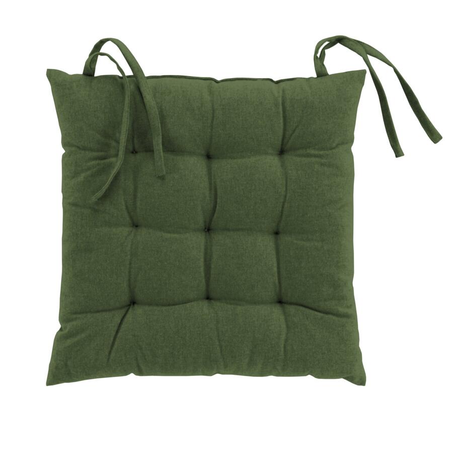 Cojín de silla de algodón reciclado Mistral Verde 5