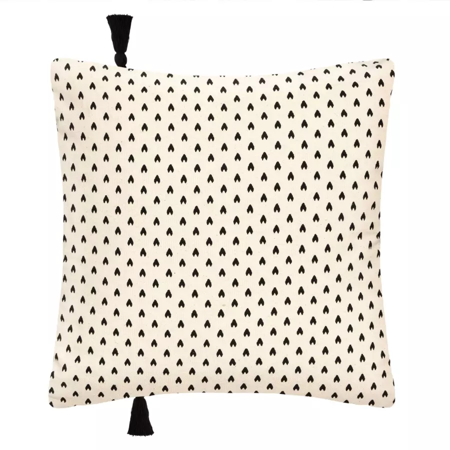 Housse de coussin carrée (40 cm) Visage Ivoire 4