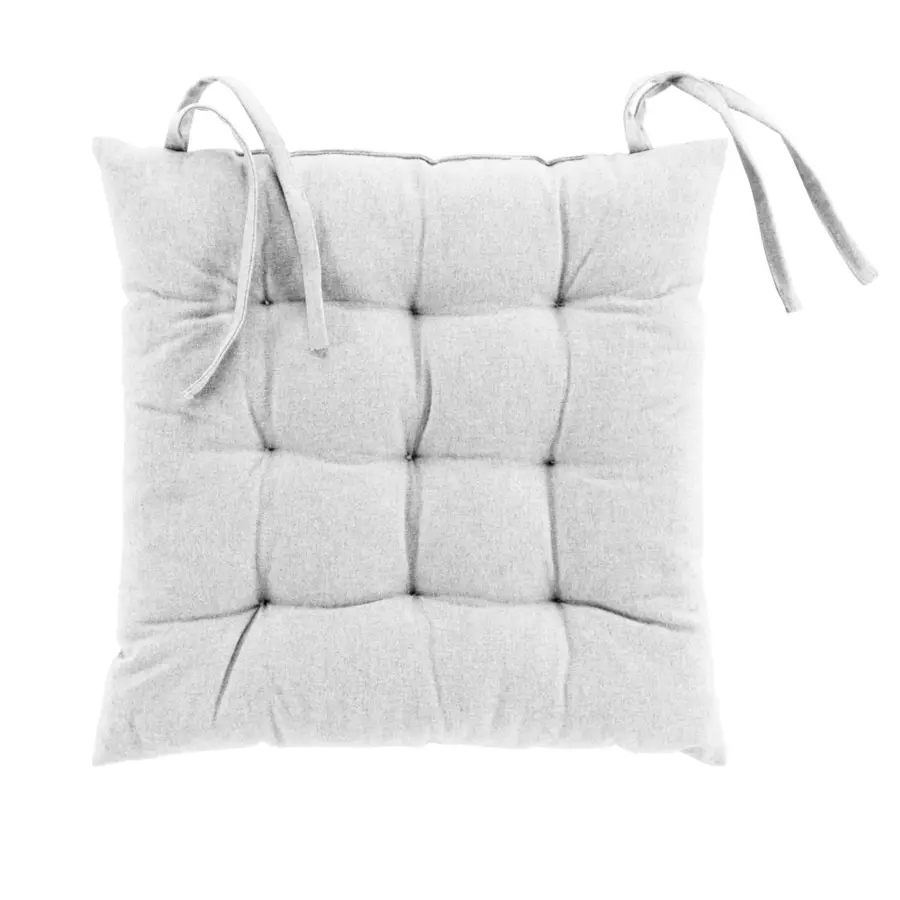 Cojín de silla de algodón reciclado Mistral Blanco 5