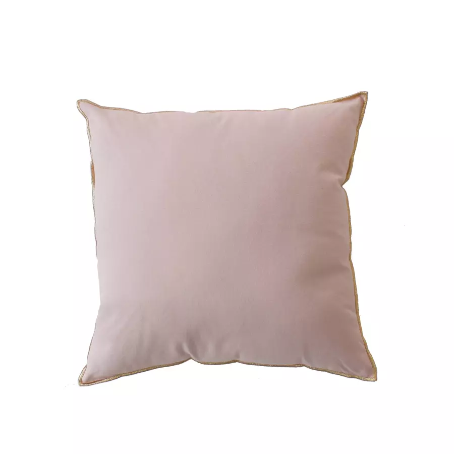Cojín cuadrado algodón (40 cm) Harmony Rosa 4