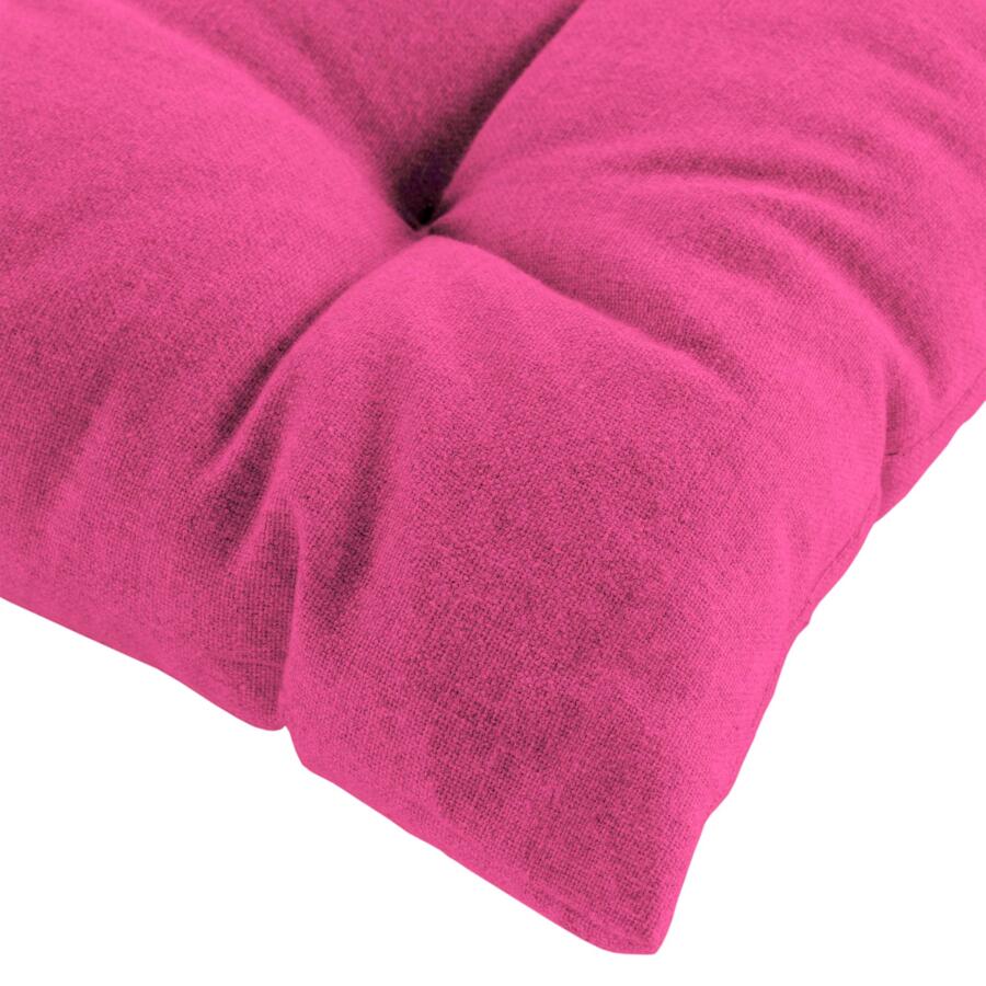 Cuscino per sedia cotone riciclato Mistral Rosa fucsia 5