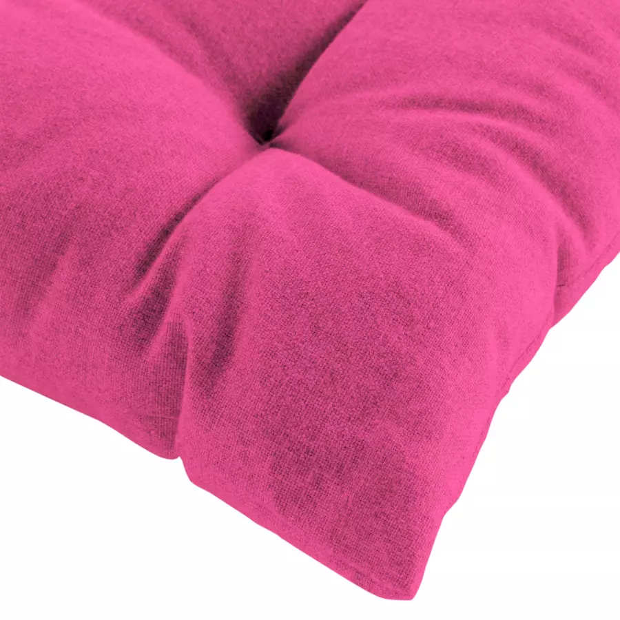 Stoelkussen gerecycled katoen Mistral fuchsia roze 5