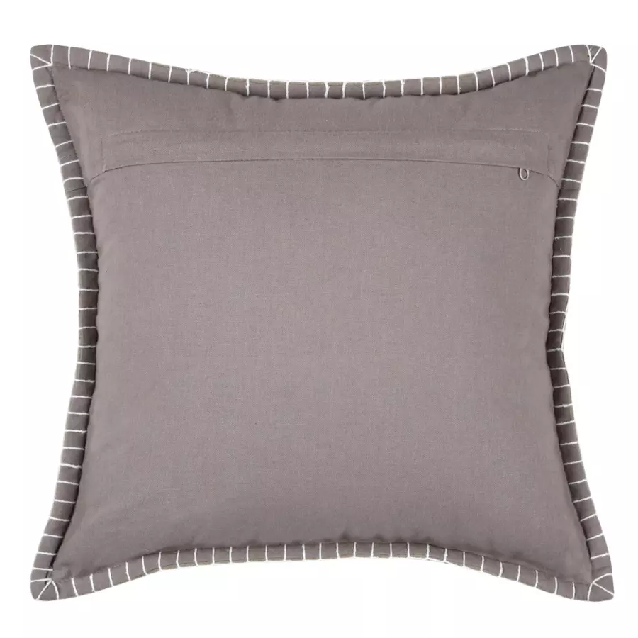 Coussin carré (40 cm) Meane Taupe 5