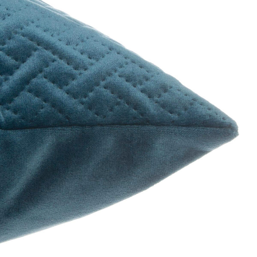 Quadratisches Samt-Kissen (40 cm) Dolce Blau 5