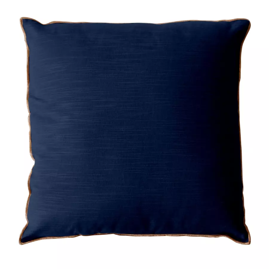 Sierkussen (40 cm) Vegetalis effen Marineblauw 5