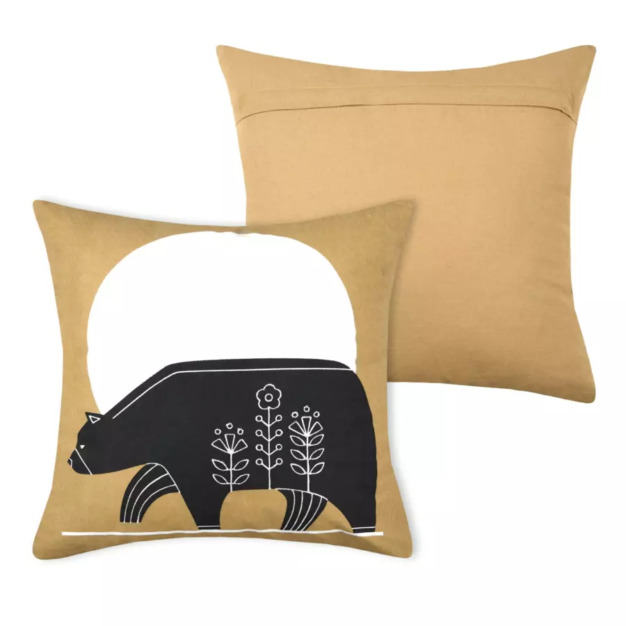 Cojín (40 cm) Estrella Amarillo miel 4