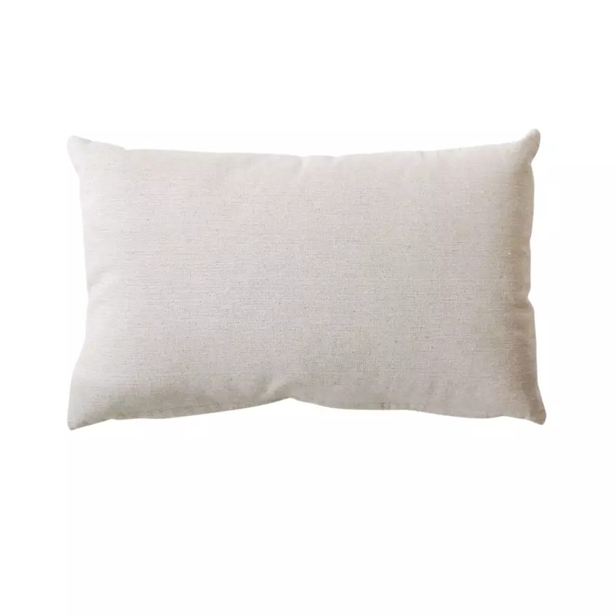 Coussin rectangulaire coton recyclé (50 cm) Rosa Beige 5