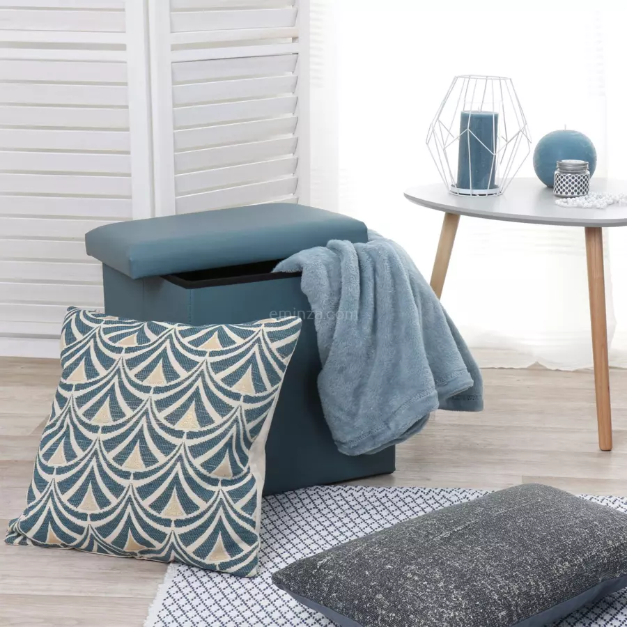 Manta suave (230 cm) Ternura flanel Azul tormenta 127