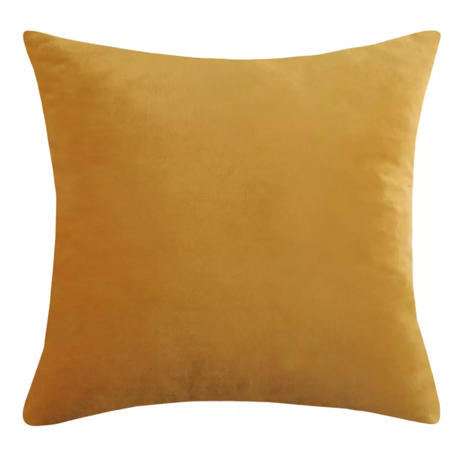 Coussin carré (45 cm) Hoffmann Jaune moutarde 5