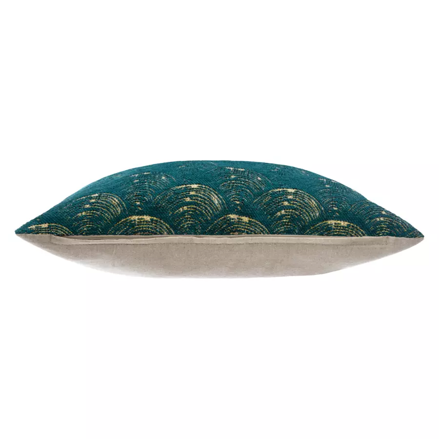 Housse de coussin carrée (40 cm) Cali Vert cèdre 4