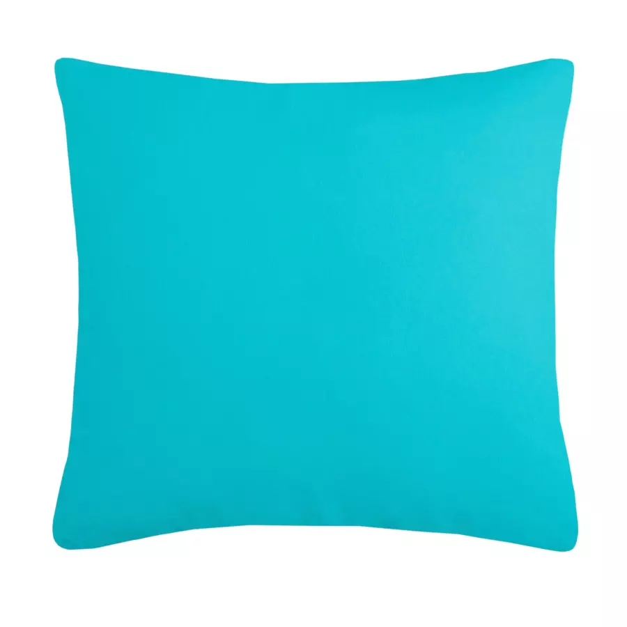Coussin carré (50 cm) Duo Bleu céladon